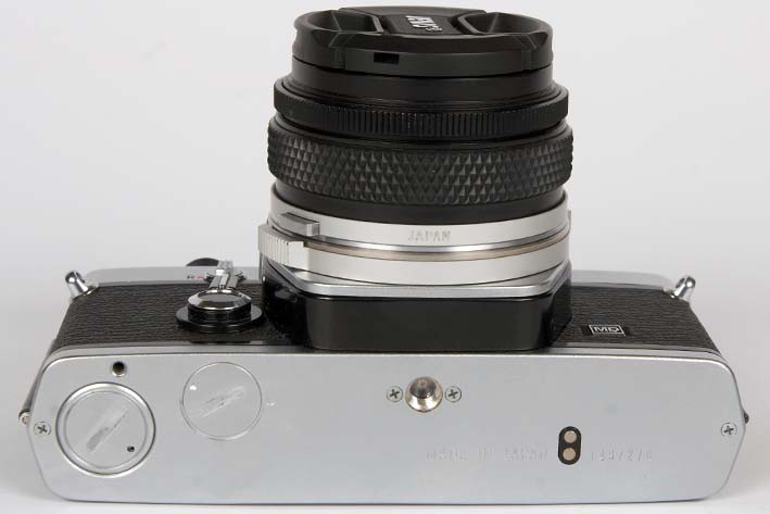 Фотоаппарат, Olympus OM-1+ Zuiko MC Auto-Macro, 1:3,5 f=50 mm